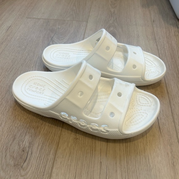 Crocs Unisex Adult Baya Sandal White US Men's 6 Women's 8 - Picture 2 of 10
